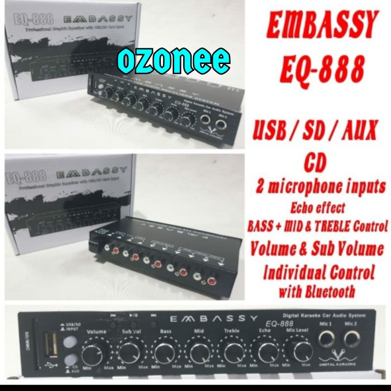 PARAMETIK EMBASSY EQ 888 EQ888 BLUETOOTH ORIGINAL