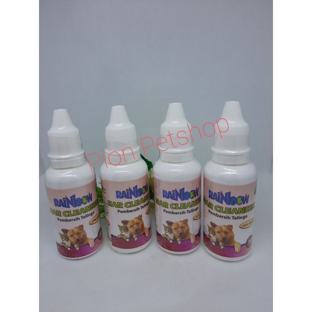 Rainbow Ear Cleanser 30ml untuk kucing dan anjing