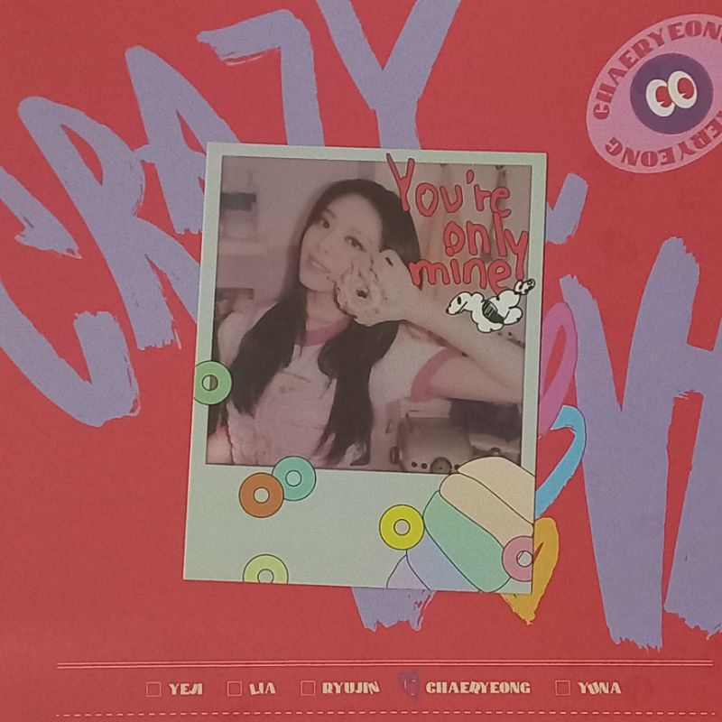 polaroid yuna itzy crazy in love CIL