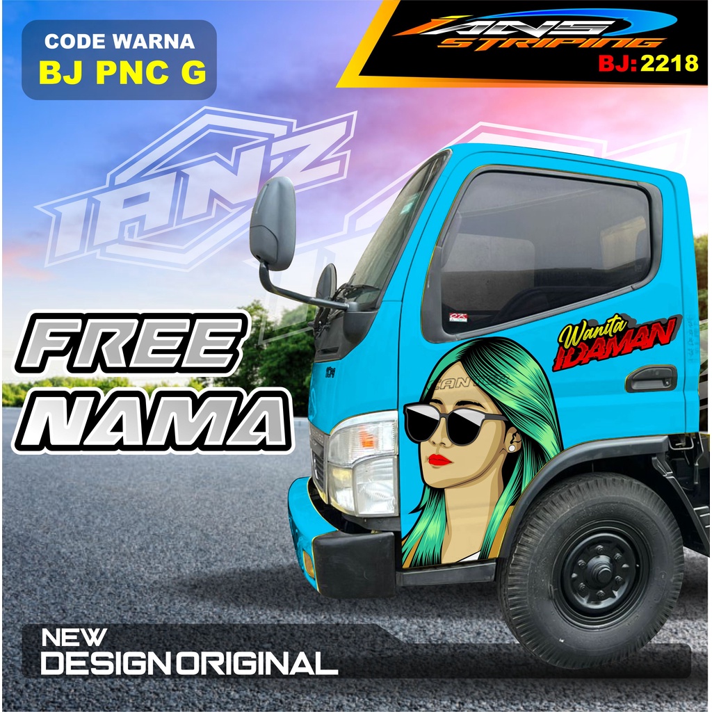 VARIASI STICKER PINTU TRUK FUSO RAGASA / DECAL PINTU DUMTRUK  / STIKER MOBIL TRUK / STIKER PINTU TRUK KEREN