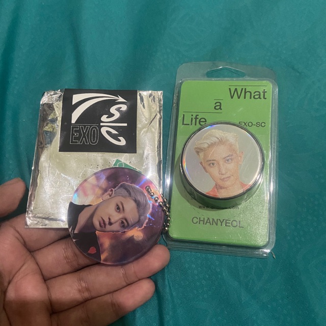 SUM MARKET EXO CHANYEOL WHAT A LIFE OFFICIAL-Chanyeol griptok & Random keyring