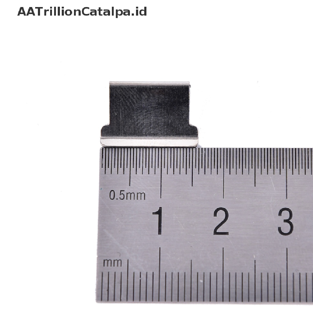 (AATrillionCatalpa) Klip Penjepit Kertas Mini Bahan Metal Untuk Sekolah / Kantor