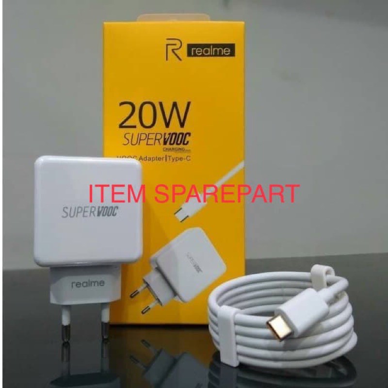 BATOK CHARGER OPPO REALME TYPE C ORI SUPER VOOC