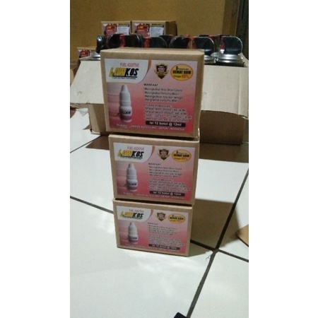 1 DUS LOWKOS FUEL ADDITIVE 12 ML isi 12 botol Penghemat BBM terbaik terbukti ampuh dan aman