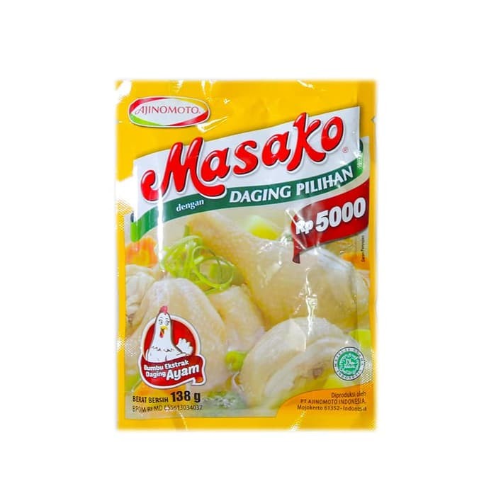 

Masako Ayam Rp 5000 138Gr