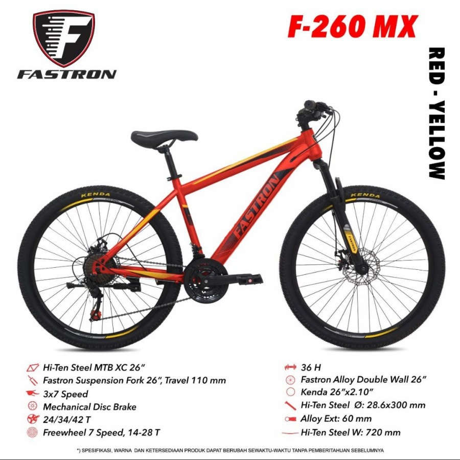 Sepeda Gunung Fastron 26 F260 MX VT Murah