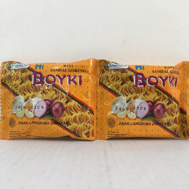 

Boyki Mie Goreng 1Pak isi 2 renceng