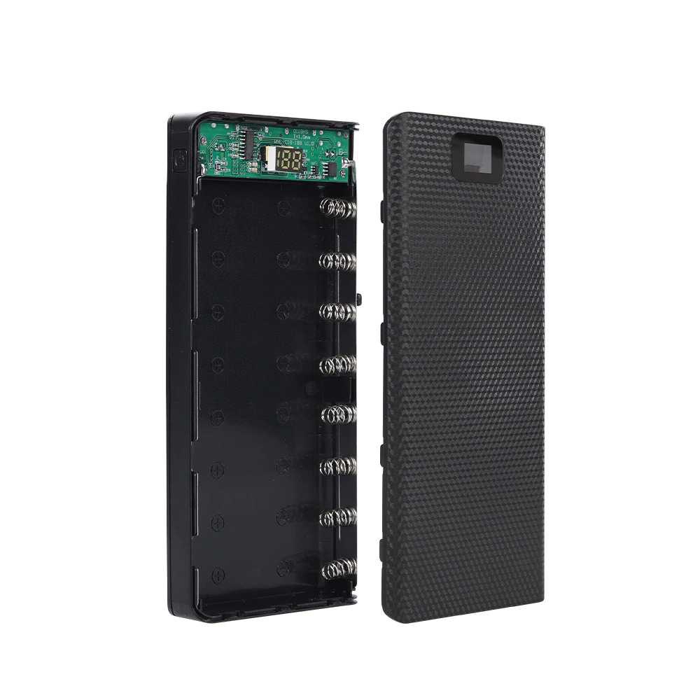 Kebidumei DIY Power Bank Case USB Type C 8 x 18650 2 Port - C18