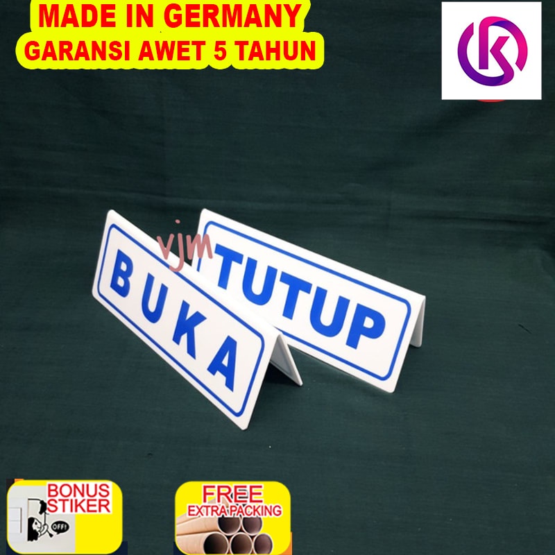 

Terlaris Acrylic BUKA/TUTUP meja (20x75cm)