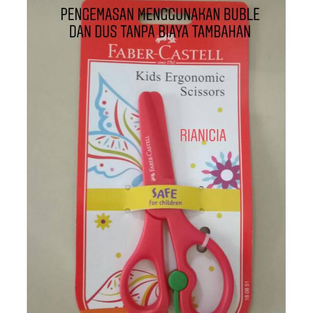 

Gunting kids faber-castell (gunting anak)