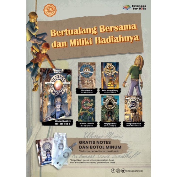 BUKU CERITA ULYSSES MOORE SERIES by Erlangga