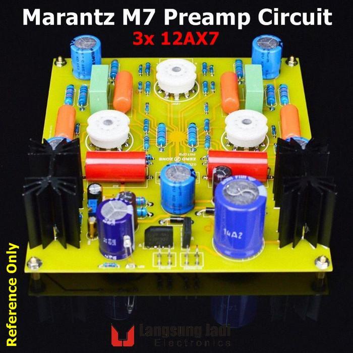 PCB Preamp Tube Marantz 7 Clone Tabung 12AX7 ECC83