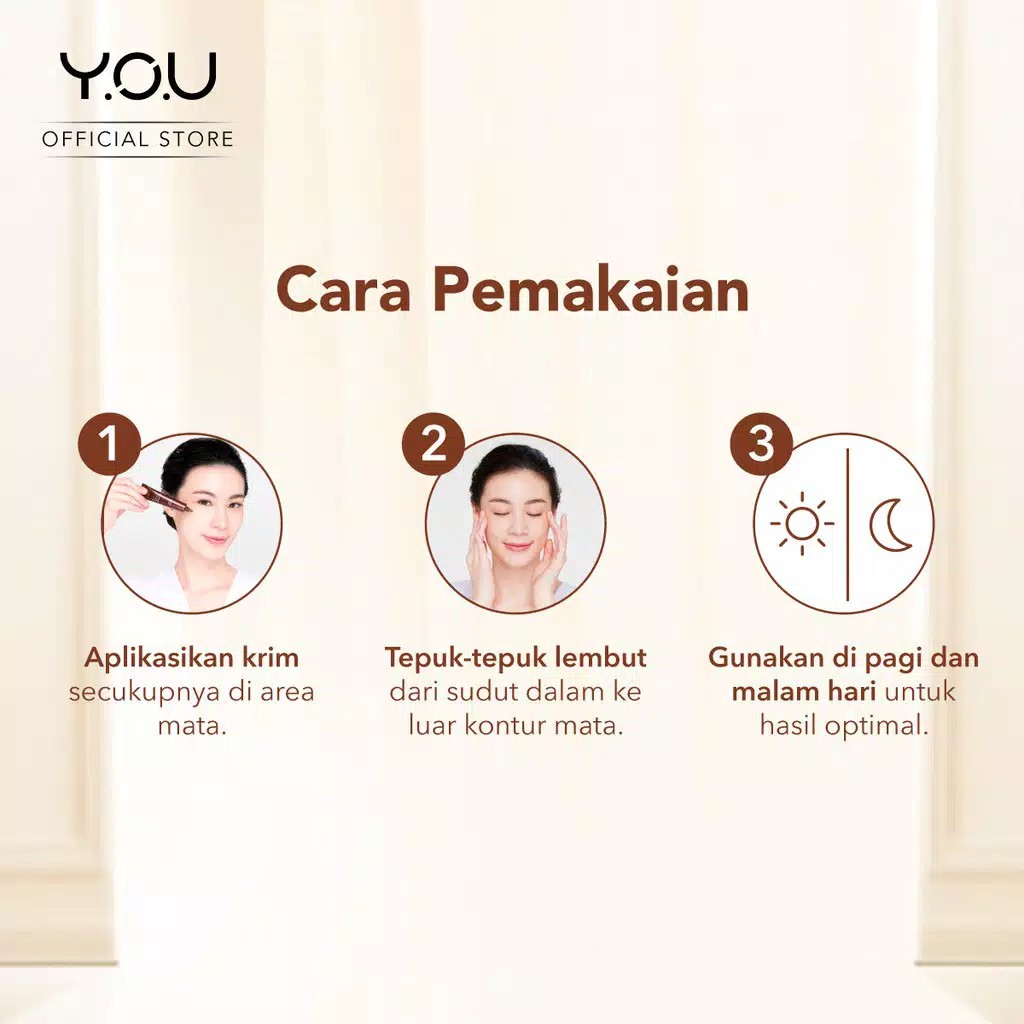 YOU Golden Age Energizing Eye Cream 15g [ Intense Eye Firming Treatment]