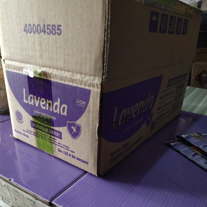 LAVENDA LOTION ANTI NYAMUK 288 PCS.SATU DUS