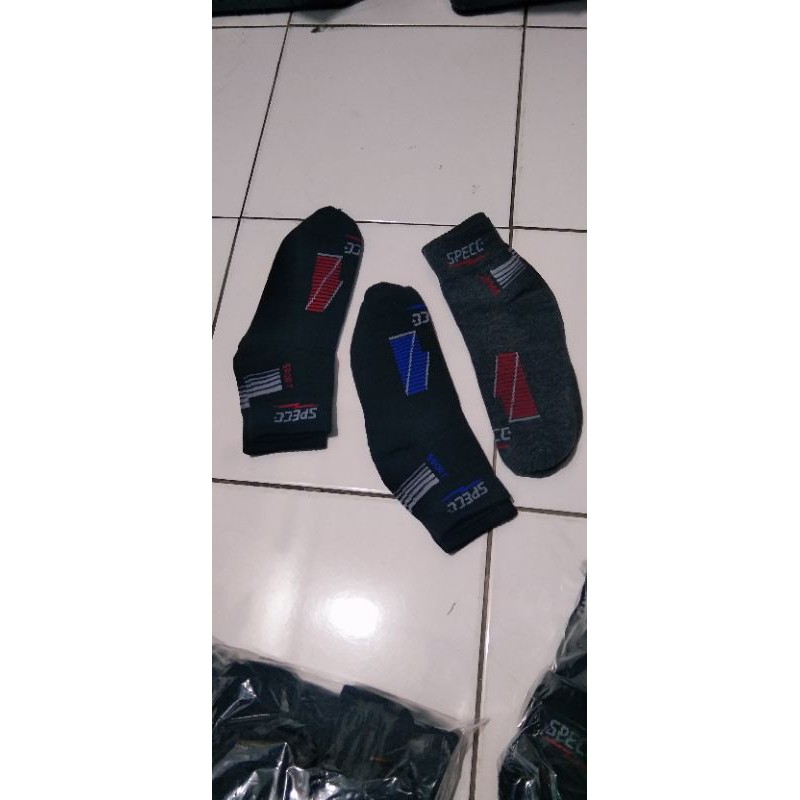 kaos kaki sport SPECC pria dan wanita dewasa gambar real pick