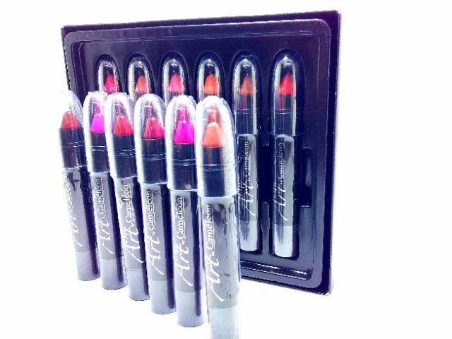 [12 pcs] LIPSTIK CAMELEON LIP ART BPOM