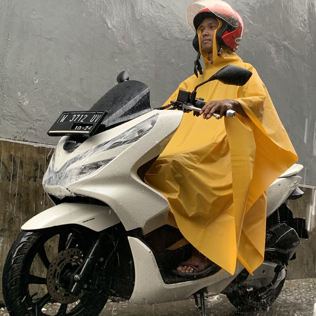 Satohama Jas Hujan Mantel Hujan Anti Air Waterproof Tebal Tidak Mudah Sobek