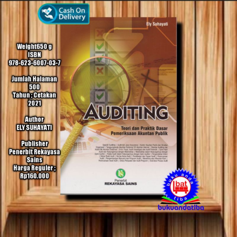 Jual BUKU AUDITING Teori Dan Praktik Dasar Pemeriksaan Akuntan Publik ...