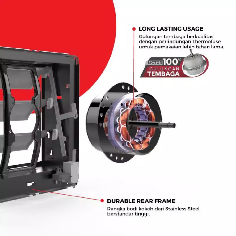 Exhaust Fan Listrik 8&quot; Maspion MV-200 NEX