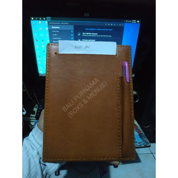 

Notepad bahan kulit sapi asli 100%