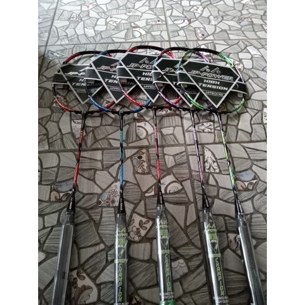 Raket Badminton JP Power Z Strong Free Senar Yonex dan handgrip