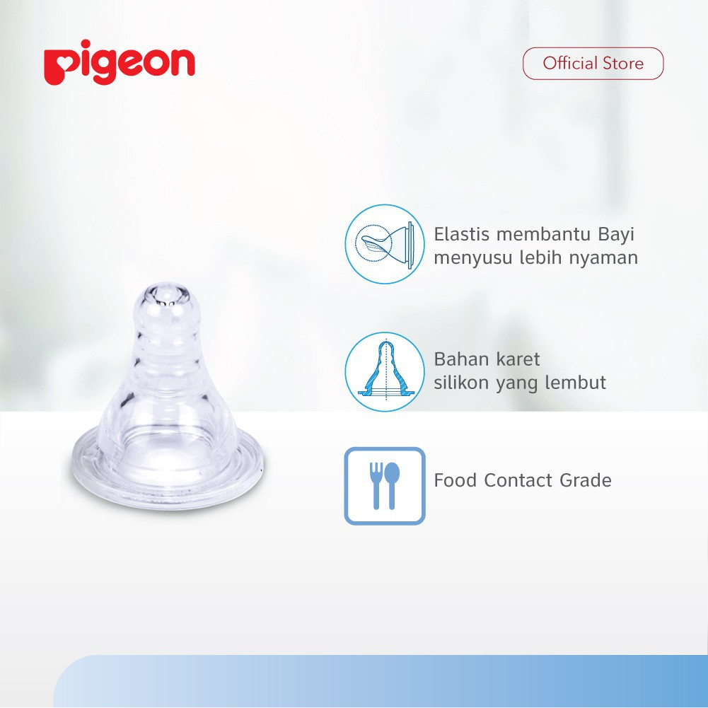 Castle - Pigeon Botol Susu Flexible PP Crystal Clear PP Streamline Bottle 250ml 150ml