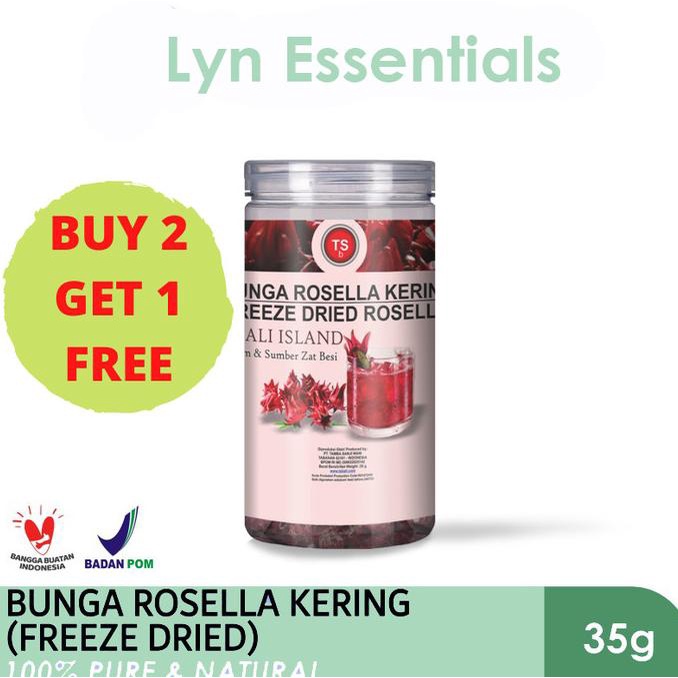 

Bunga Rosella Kering (Freeze Dried) - Tinggi Kalsium & Sumber Zat Besi