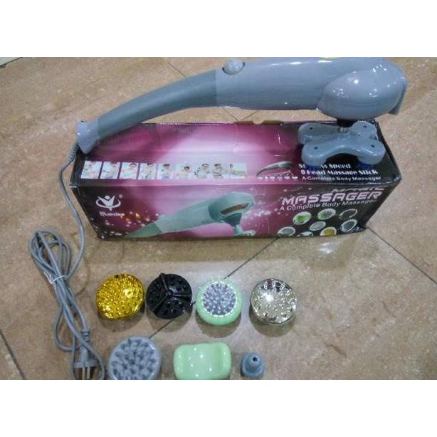 Magic Massager 8in1/ Alat Pijat Elektrik/ Body Massager 8in1 Blueidea Ready