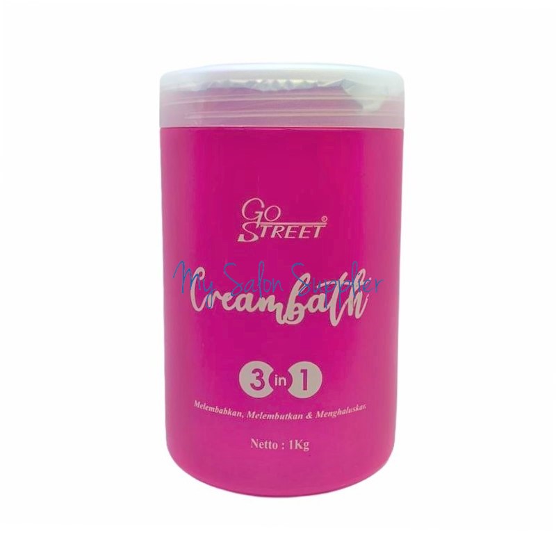 Go Street Creambath 1kg Fruity Lover / Pina Colada / Cool Mania / Capuccino