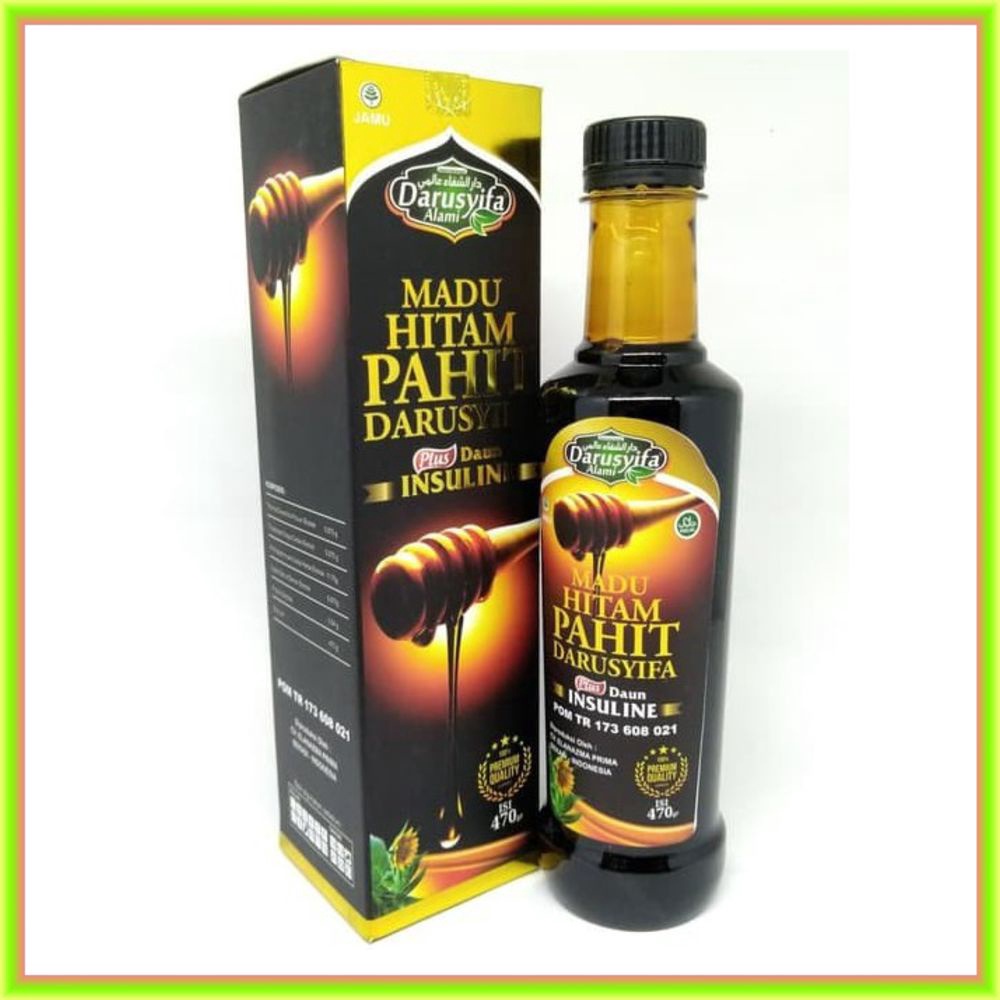 

Madu Hitam Pahit Darusyifa plus Daun Insuline 470 gr