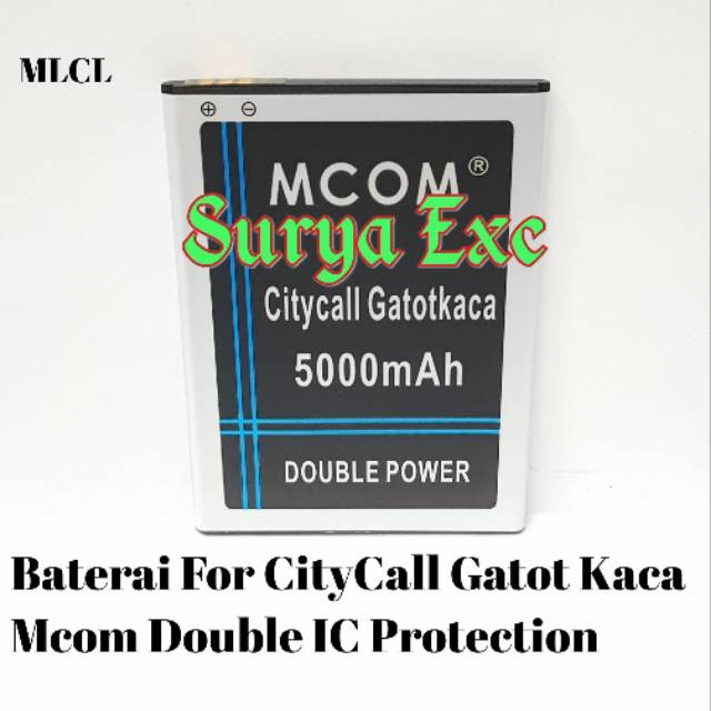 Baterai CityCall GatotKaca / CityCall Gatot Kaca / Batrai CityCal GatotKaca Double IC Protection