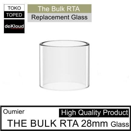 Kaca THE BULK RTAx 28mm Replacement warna glass bening