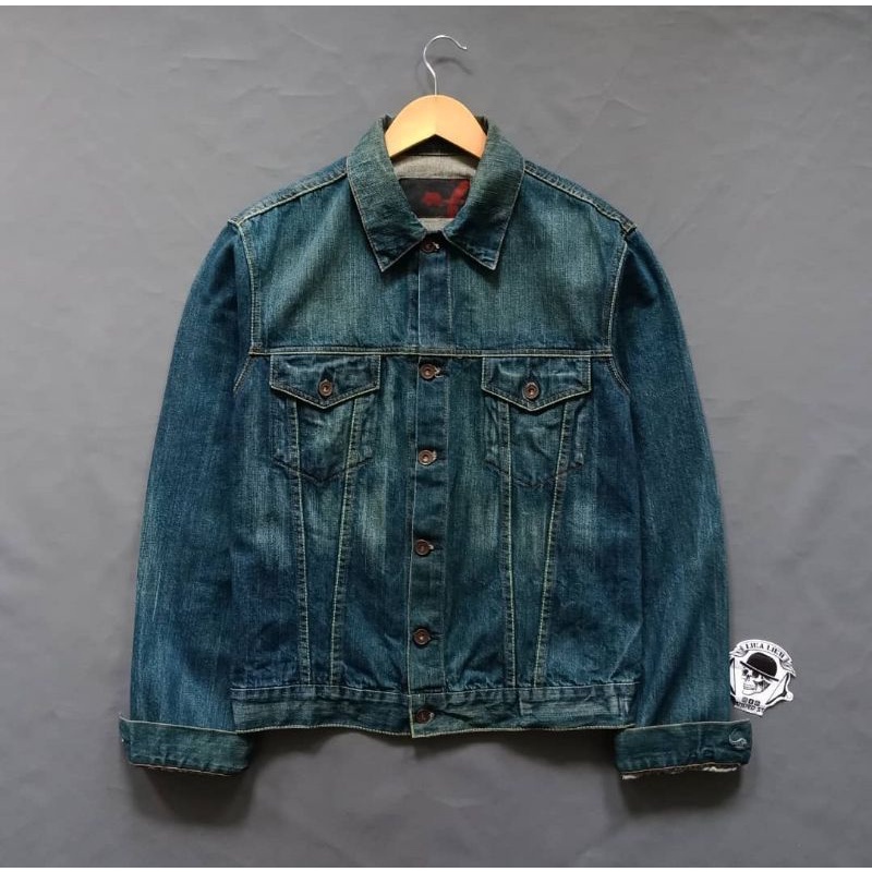 Jaket Denim Zara trucker jeans
