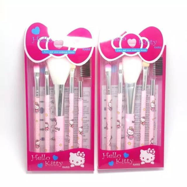 FACE &amp; EYES MAKE UP BRUSH HELLO KITTY