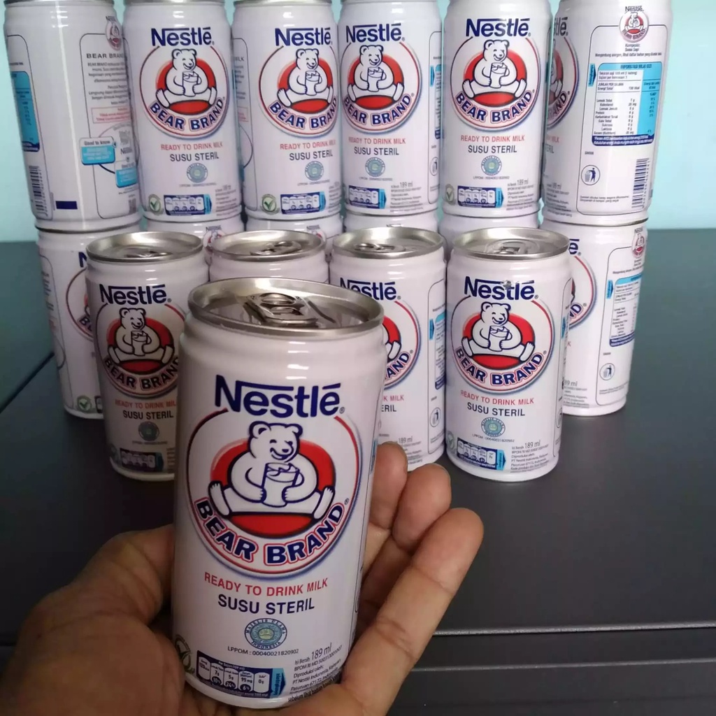 

BEAR Brand Susu Steril Kaleng 189ml