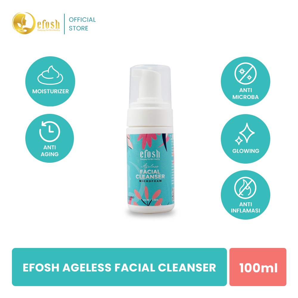 EFOSH Facial Cleanser Ageless 100 ML - Sabun Cuci Muka