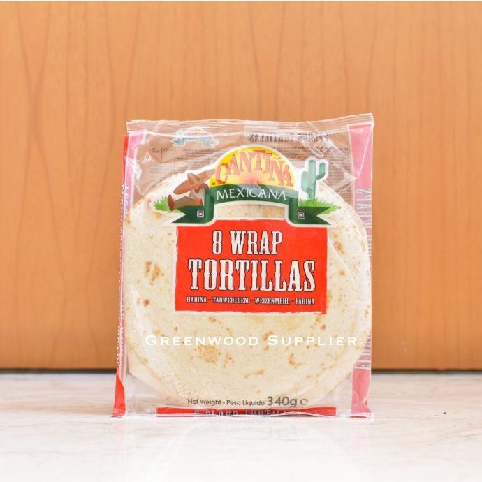 

Cantina Mexicana 8 Wrap Flour Tortillas - 340G EKSLUSIF Kode 285