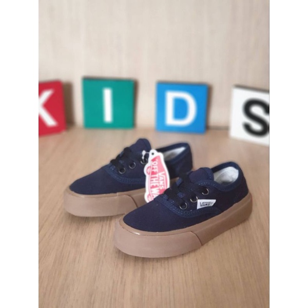 SEPATU VANS ANAK LAKI LAKI DAN SEPATU ANAK PEREMPUAN AUTHENTICK SOL KARET GUM PREMIUM