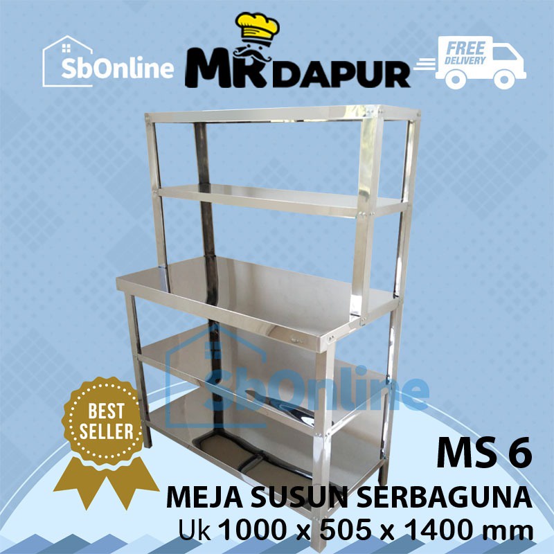 Meja Dapur Stainless Mr Dapur Original MS 6