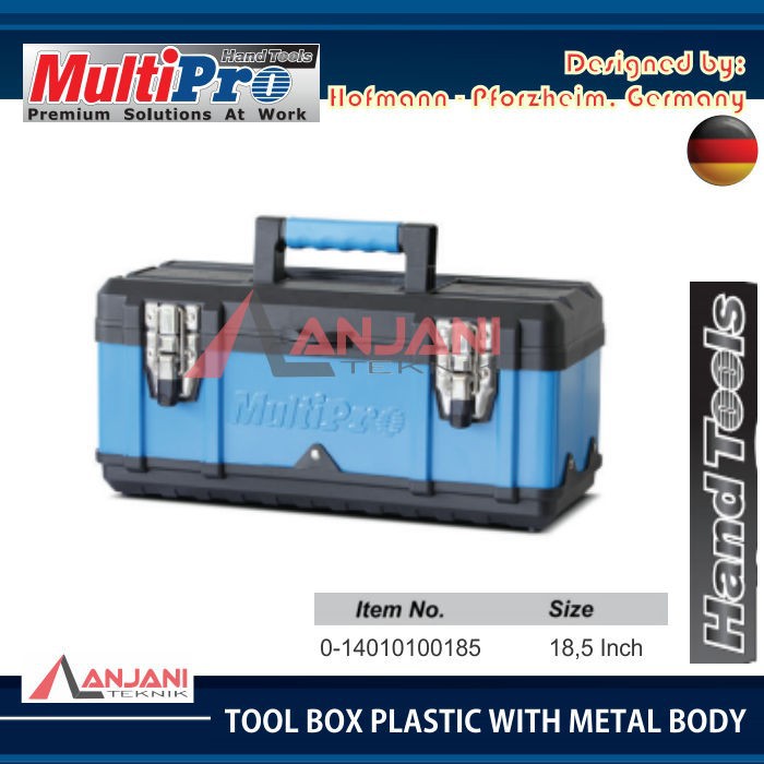 tool box plastik body besi metal 19 inch multipro kotak perkakas tray susun 19inch