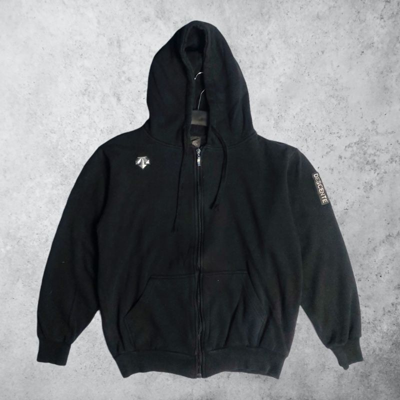 Zipper Hoodie DESCENTE Original Second Fashion Style untuk Pria atau Wanita