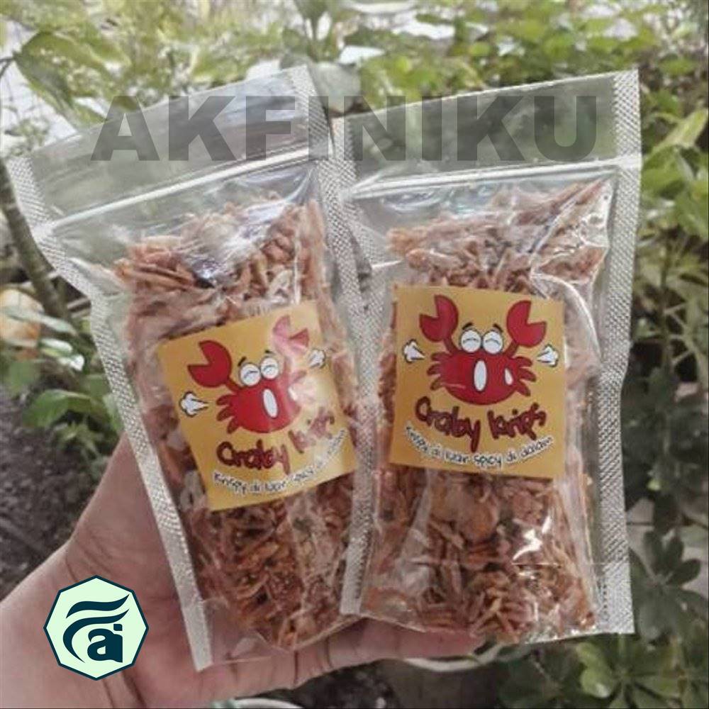 

Baby Crab Kepiting Crispy Snack Hits Best Seller 50gr