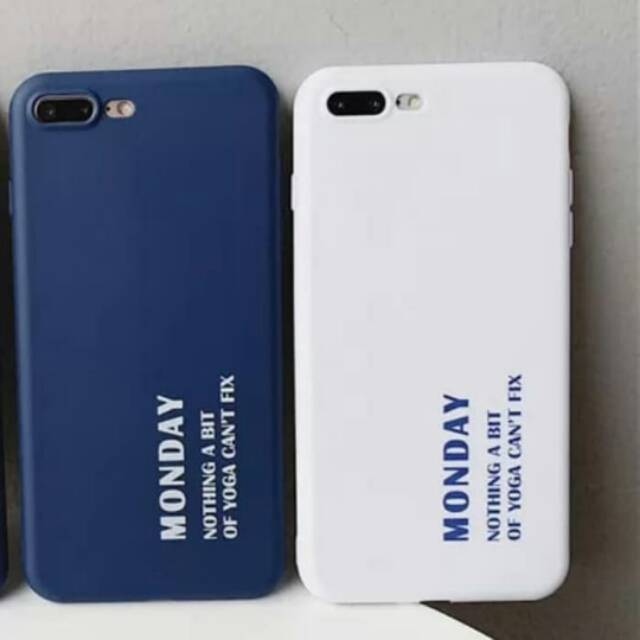 Quotes Tumblr case Iphone soft cute~MONDAY nothing a bit