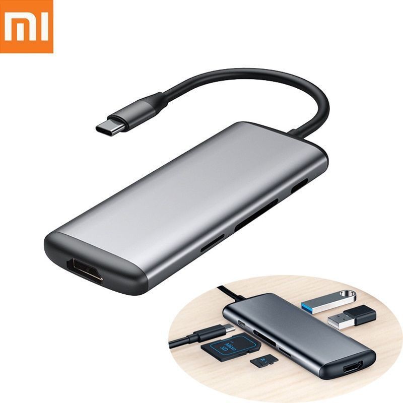 XIAOMI HAGIBIS USB Type-C Charging Adapter 6 in 1 HUB Adapter