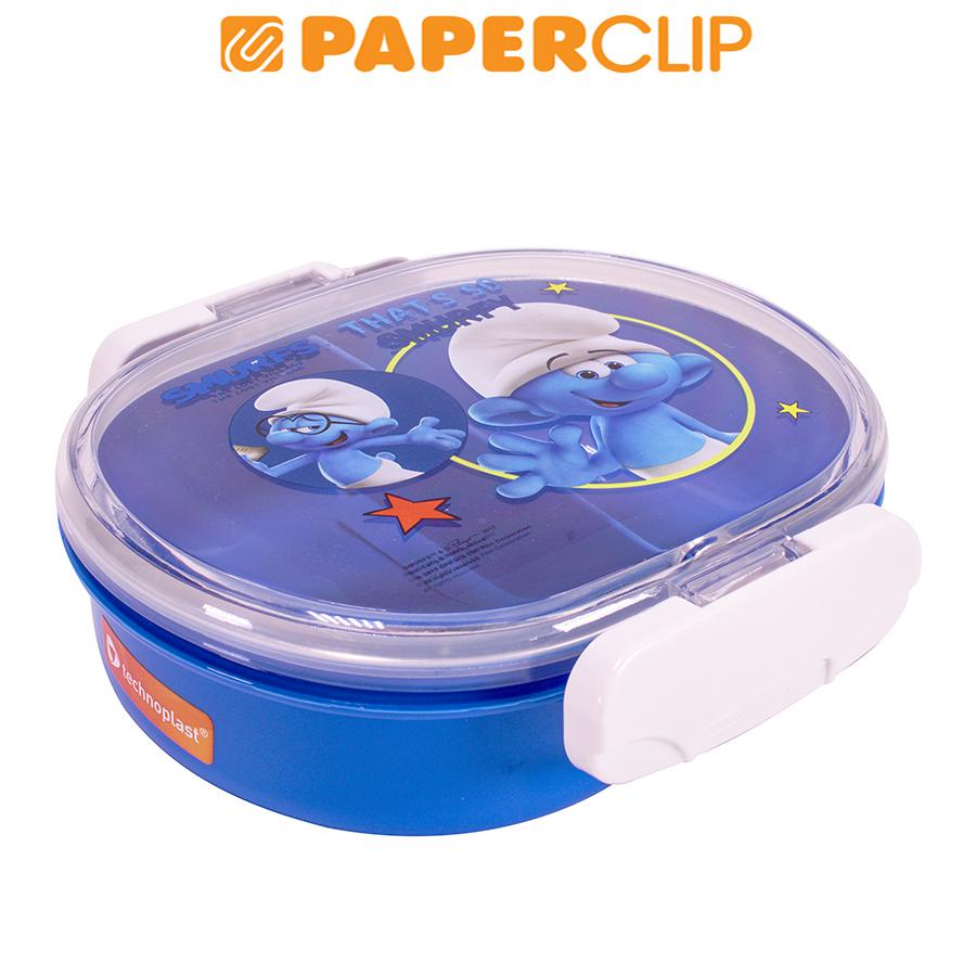KOTAK MAKAN / LUNCH BOX SMURF TECHNOPLAST 730 ML SQ207.SMMV/48
