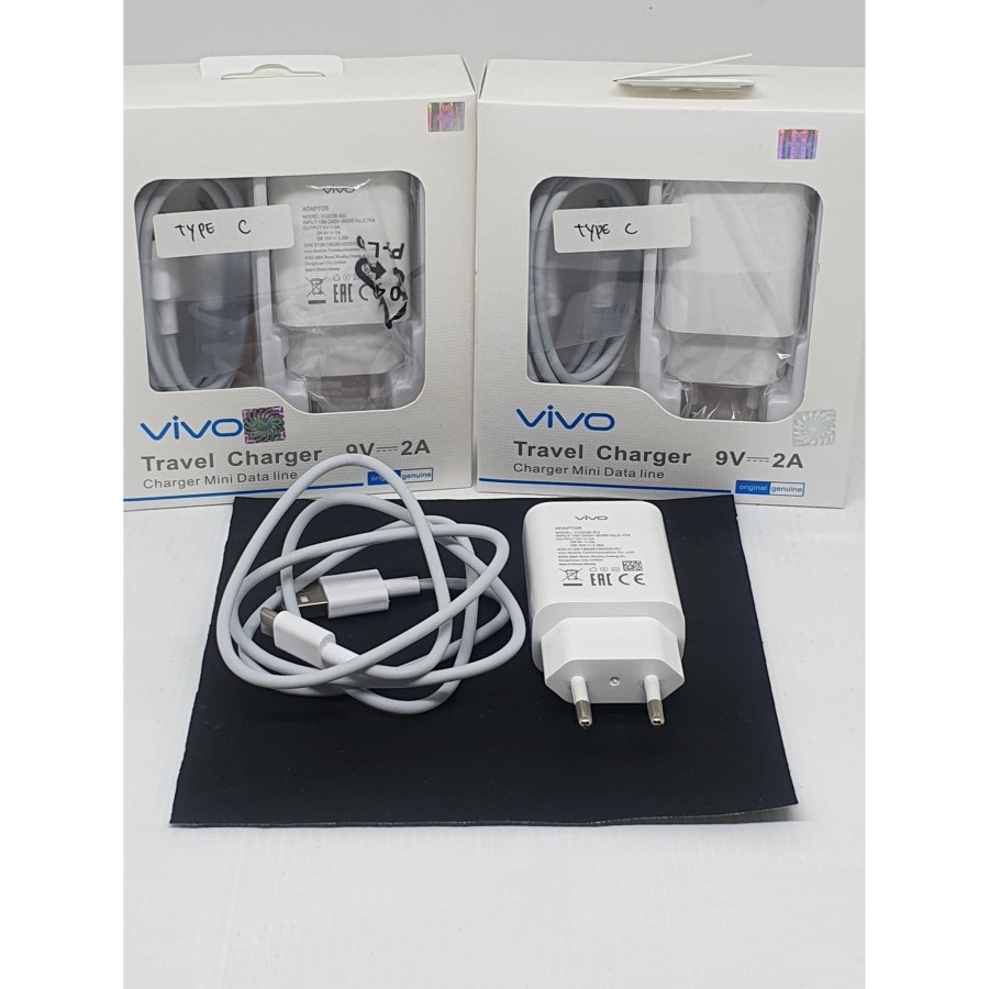 CHARGER VIVO V19 VIVO V17 PRO VIVO Y50 TYPE C ORIGINAL - KA