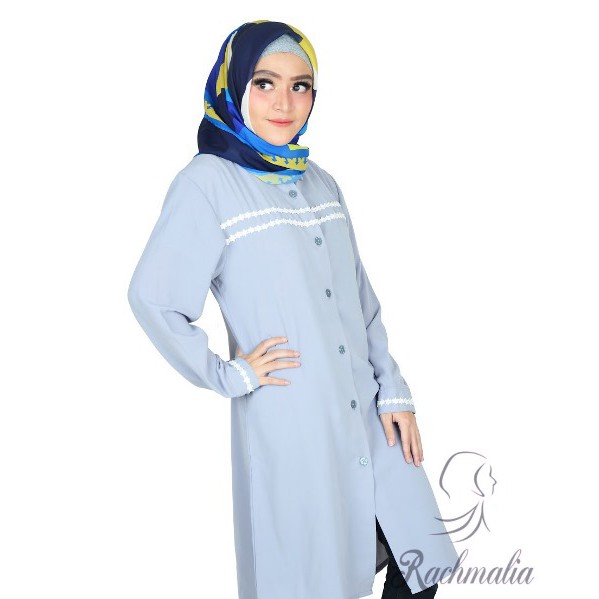 Atasan wanita Tunik polos Renda
