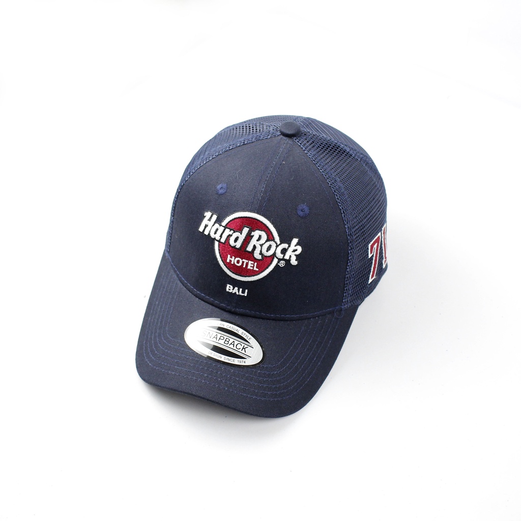 Topi Trucker Hard Rock Bali Basic Navy