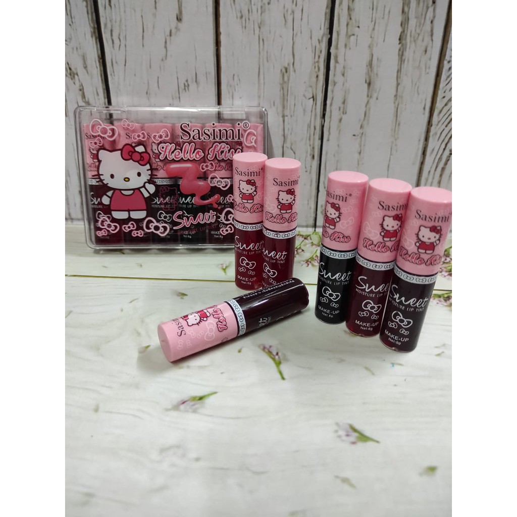 LIP TINT MINI 1 BOX ISI 6 PCS/ MIX BOX