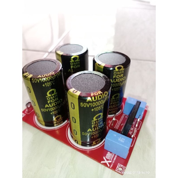 kit psu ab elco 10000uf/50v omr audio